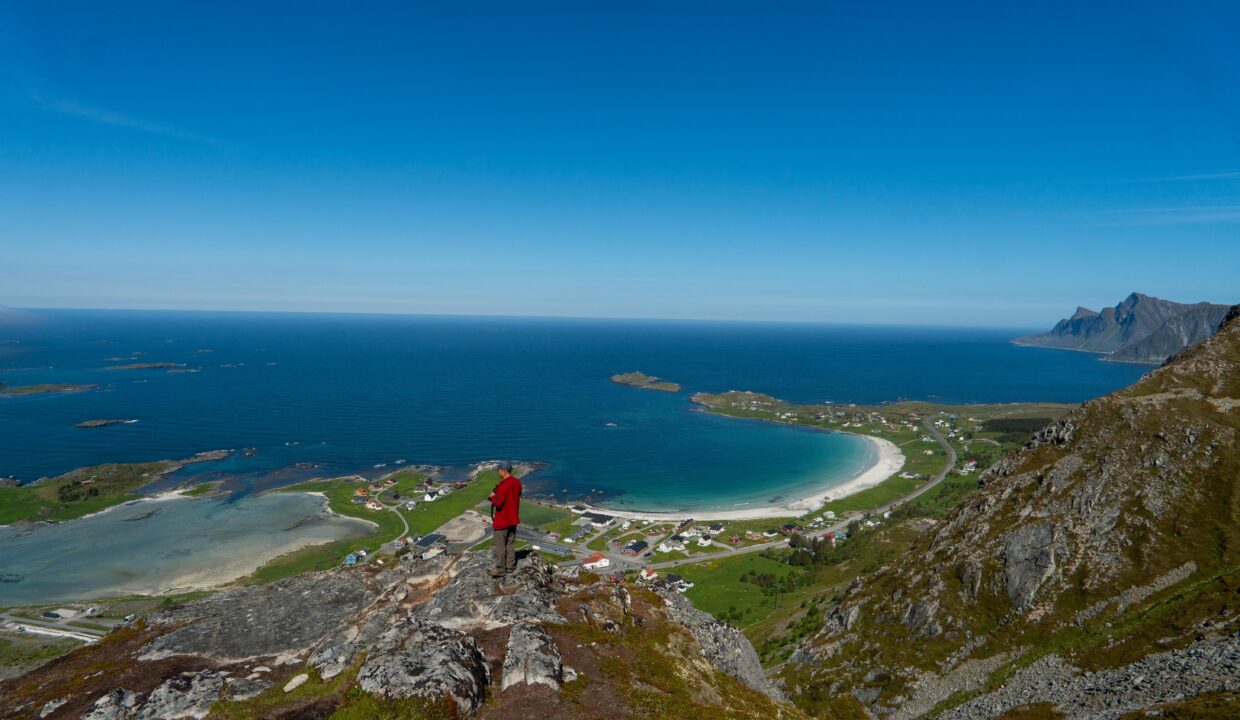Nubben view ramberg beach
