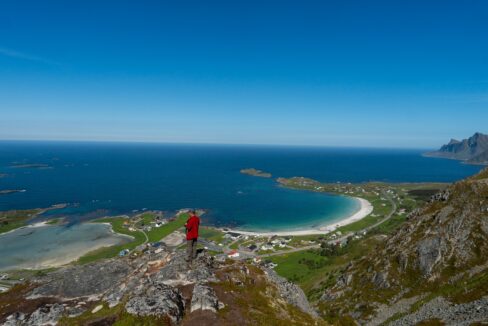 Nubben view ramberg beach