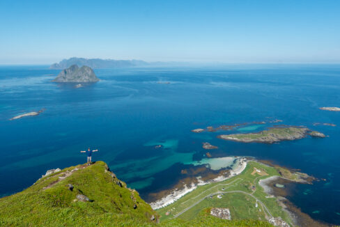 View from Nordlandsnupen – Værøy’s Most Spectacular Cliff Edge