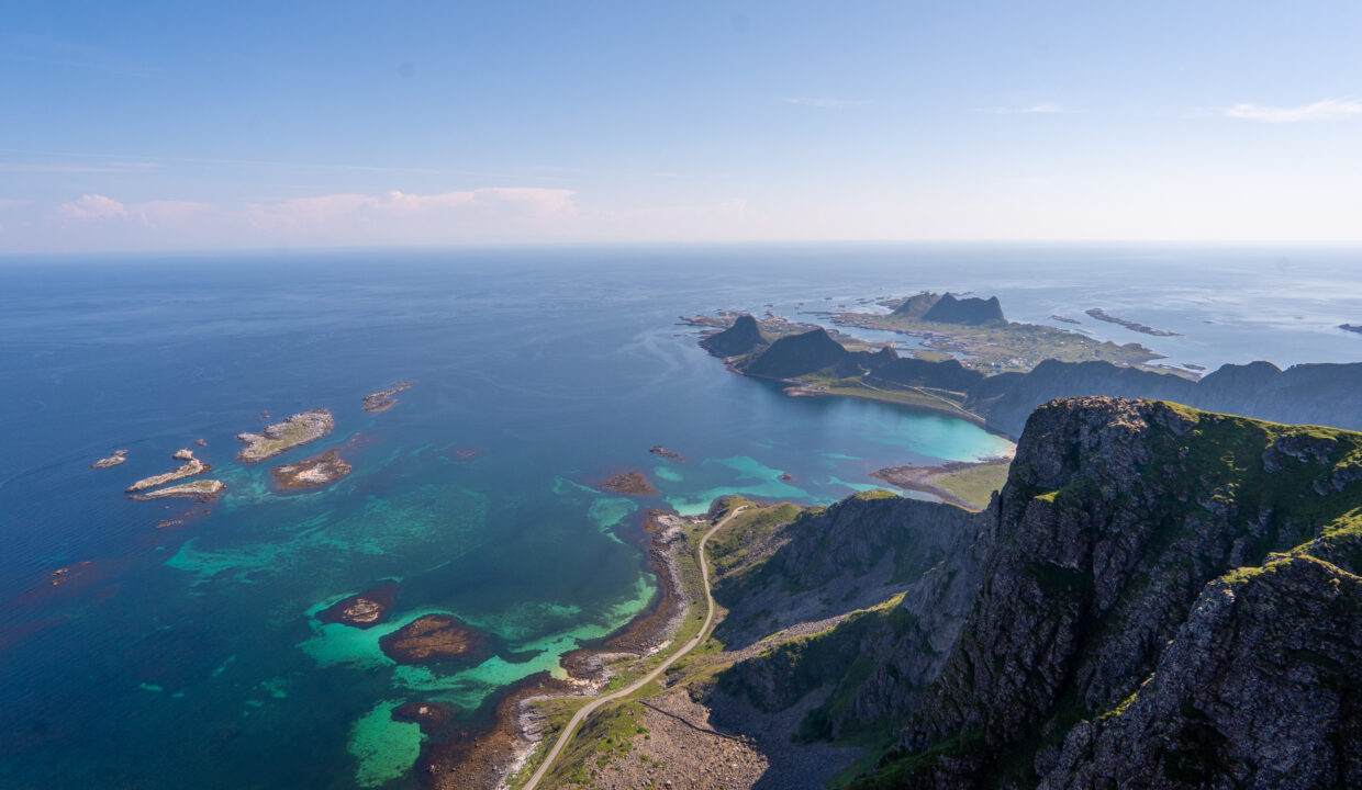 View from Nordlandsnupen Towards Sørland on Værøy