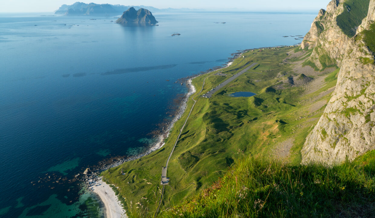 Coastal View from Hornet – Nordlandshagen and Mosken, Værøy