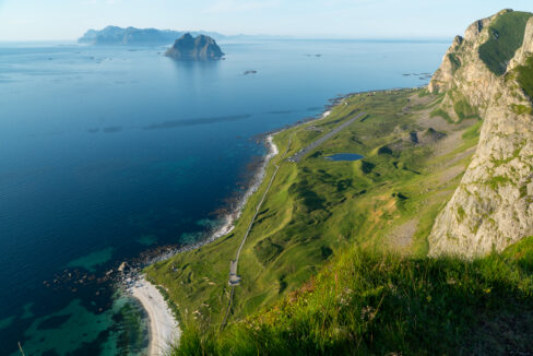 Coastal View from Hornet – Nordlandshagen and Mosken, Værøy